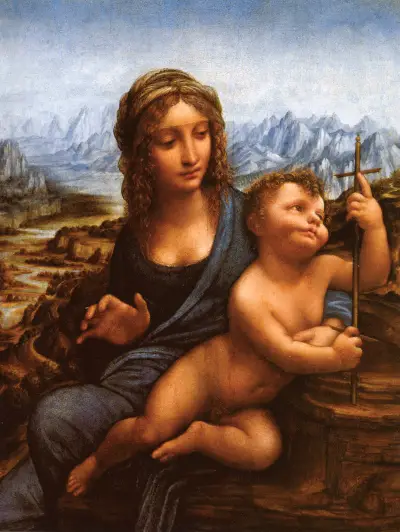 Madonna of the Yarnwinder Leonardo da Vinci